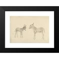 thumbnail image 2 of Josephus Augustus Knip 14x11 Black Modern Framed Museum Art Print Titled - Two Donkeys (1787 - 1847), 2 of 5