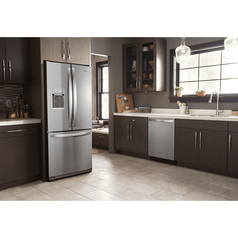 Whirlpool Wrf560seh 30" Wide 19.7 Cu. Ft. French Door Refrigerator - Stainless Steel