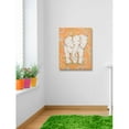 thumbnail image 3 of Marmont Hill "Whimsy Elephant" by Reesa Qualia Painting Print on Wrapped Canvas, 3 of 5
