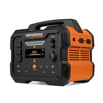 Generac 8025 Power Station 1600/3200 Watts 1086Wh Battery Powered Portable Generator - Solar Panel Charging Compatible