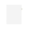 thumbnail image 1 of Avery Style - Divider - pre-printed: 5 - for Letter - tabbed - white (pack of 25), 1 of 2