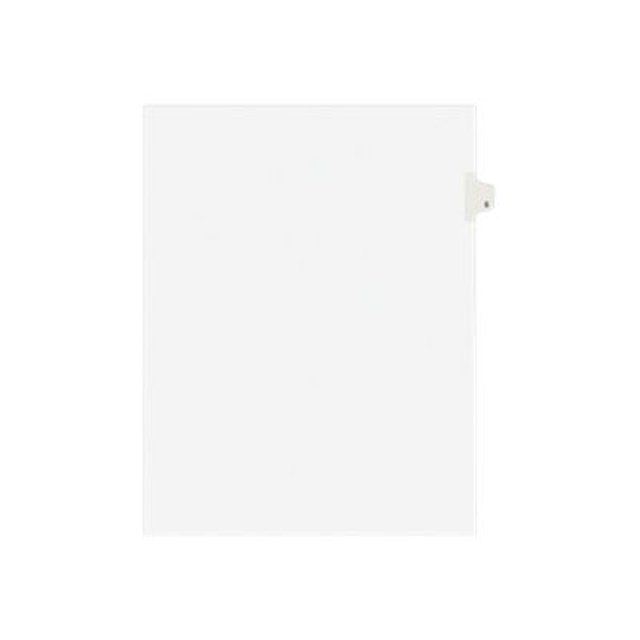 Avery Style - Divider - pre-printed: 5 - for Letter - tabbed - white (pack of 25)