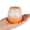 Orange, variant on XIUDA Smiley Cat Shaped Pet Cremation Urn for Ashes  with Ceramic Head Lid- 3.2x2.9 inch Small Memorial Urn for Cats Dogs