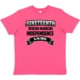 thumbnail image 3 of Inktastic African American Independence Juneteenth Youth T-Shirt, 3 of 5