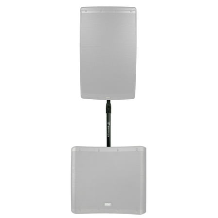 Rockville M20 Threaded Adjustable Subwoofer to Speaker Pole Mount For QSC KLA181