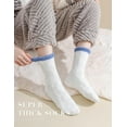 thumbnail image 4 of 6 pairs Fuzzy Socks Soft Cozy Fluffy Slipper Winter Warm Plush Socks Christmas Stocking Stuffers Gifts for Women, 4 of 7