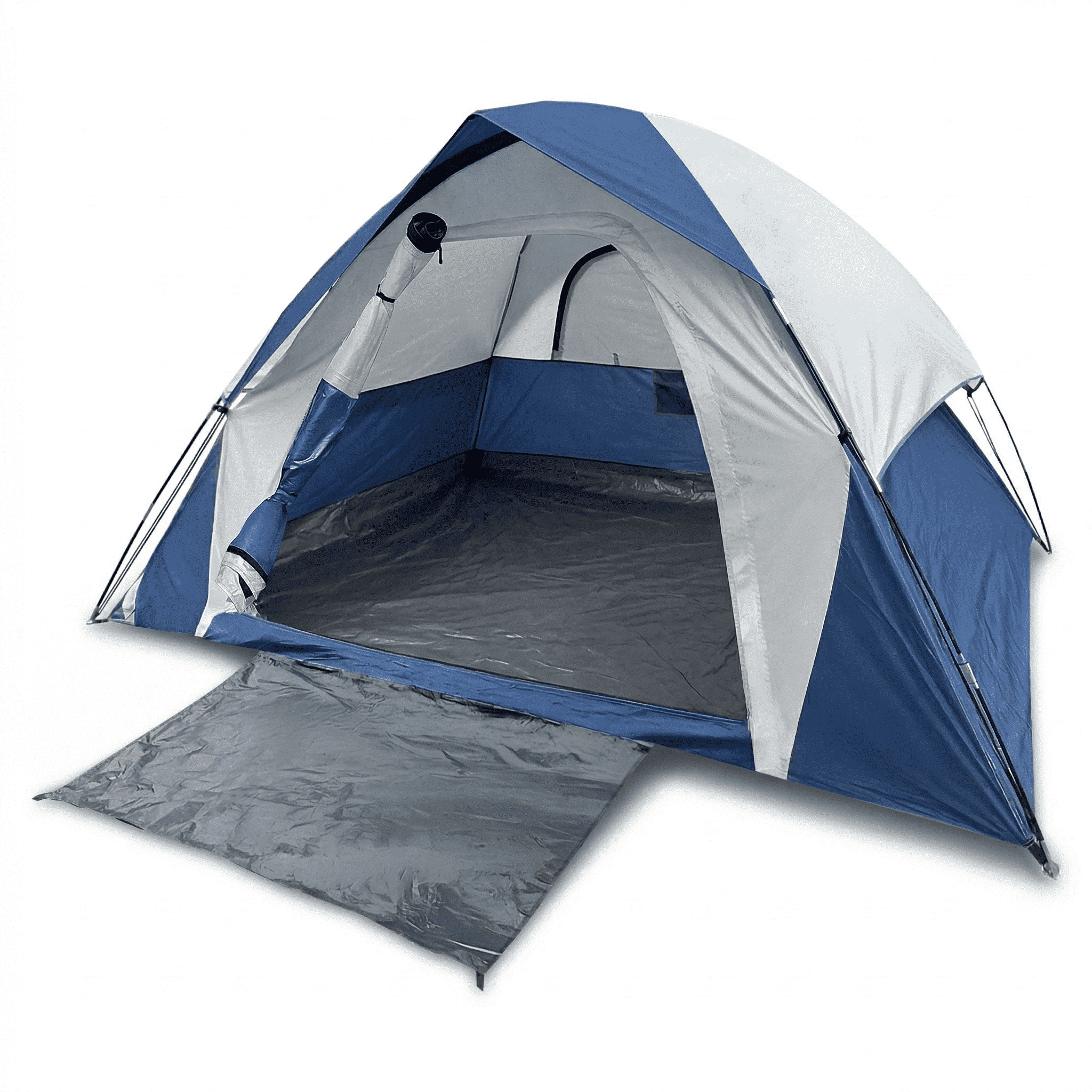 XL 6-Person Family Camping Tent with Rainproof Canopy Tent for Family Camping, Hiking and Backpacking