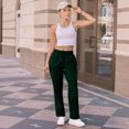 thumbnail image 5 of Stralyhd Womens Sweatpants 2026 Autumn Oversized Wide Leg Sweatpant Thick Fleece Lined Straight Leg Jogger Pants Army Green S, 5 of 8