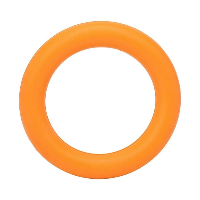Dogs Chewing Ring Toy Rubber Training Cleaning Teeth Interesting Biting Toy for Outdoor Playing