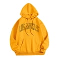 thumbnail image 5 of kpoplk Men Long Sleeve Warm Hoodie Hoody Casual Sweatshirt Jumper Jacket Coat Top(Orange,XXL), 5 of 7