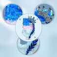 thumbnail image 4 of Cartoon Princess Number 5 Birthday Candle - Glitter Crown Design, Blue&Pink Ombre - Birthday Parties, Cake Toppers, Themed Celebrations, 4 of 6