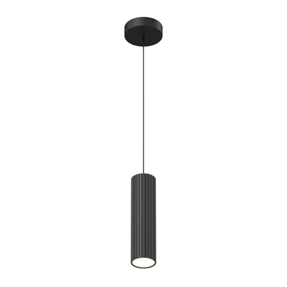 Artika Groove Modern Pendant Light Fixture, Black