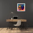 thumbnail image 3 of Stephen Chambers 15x15 White Modern Wood Framed Wall Art Titled - Skull 80, 3 of 6