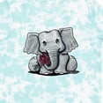 thumbnail image 4 of Inktastic Kiniart Elephant Boys or Girls Toddler T-Shirt, 4 of 5