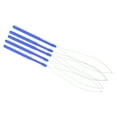 thumbnail image 7 of 5 Beads Feather Hair Bun extension Tool Loop Hook Pulling Blue, 7 of 7