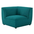 thumbnail image 6 of Sectional Sofa Set, Fabric, Teal Blue, Modern Contemporary Urban Design, Living Lounge Room Hotel Lobby Hospitality, 6 of 8