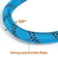 thumbnail image 6 of Rope Dog Leash 5 ft with Comfortable Padded Handle,Highly Reflective Threads Strong Dog Leash for Puppies Small Medium and Large Dogs, 6 of 6