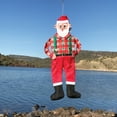 thumbnail image 2 of In the Breeze 1152 — Hipster Santa Wind Friend 3D Windsock - Fun Hanging Christmas Decoration, 2 of 4
