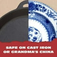 thumbnail image 6 of Knapp Made Combo Chainmail Cast Iron Scrubber with Silicone Core - Heavy Duty Rings and Fine Chainmail Rings -Premium Cast Iron Cleaner Chainmail Scrubber -Perfect for Cast Iron Cookware,Skillet,Woks, 6 of 9