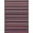 Navy Blue Red Ivory, Pattern 2, variant on ODIKA Striped Navy Horizontal Bands Interlocking Geometric Rows Strip for Dining Room, Large Office, Lounge, Non-Slip Chair-Friendly