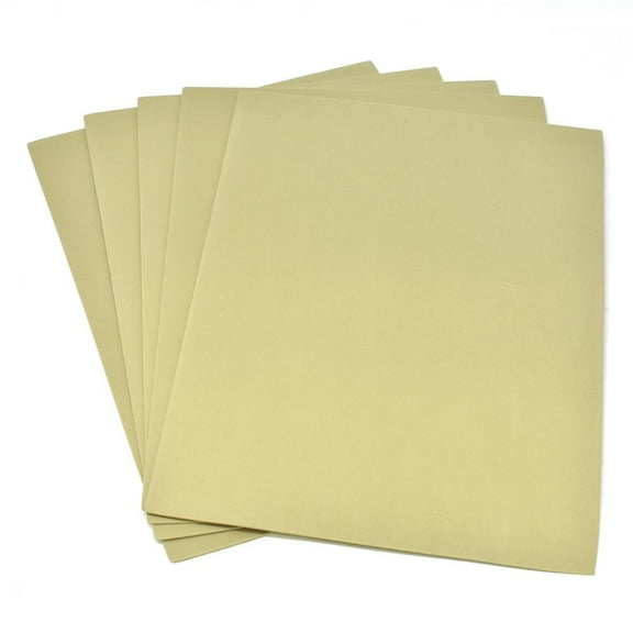 Plain EVA Foam Sheets, 9-Inch x 12-Inch, 5-Piece, Cashmere Tan