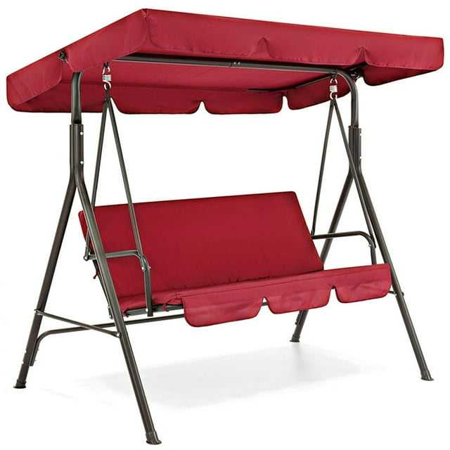 Ensemble de Housses de Coussin pour Balancelle 3 Places, Remplacement de Hamac de Jardin Imperméable