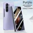 thumbnail image 7 of Case for Samsung Galaxy Z Fold 6 Skin-Friendly Folding Case, Slim Rugged PC Cover with Screen Protective Film, Full Coverage Shockproof Anti-Scratches Case for Samsung Galaxy Z Fold 6,Purple, 7 of 7