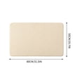 thumbnail image 3 of Fleece Solid Color Entrance Mat Bathroom Slip Resistant Absorbent Door Mat Non Slip Washable Household Kitchen Bedroom Floor Rug, Ukhbmc, 3 of 9