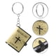 thumbnail image 5 of 12pcs Mini Libros Llavero Biblia Llavero Miniatura Real Biblia Llaveros Llaveros Bolso Colgante Navidad Fiesta Religiosa Favores Iglesia Recuerdo, 5 of 6