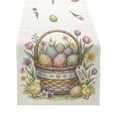 thumbnail image 1 of zhangmingg Egg Table Runner Decorative Centerpiece for Holiday Dining Party Spring Celebration, 1 of 4