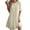 Beige, variant on CHGBMOK Plus Size Dresses for Women Summer Round Neck Sexy Double-layer Lace Solid Short Sleeve Dresses Sizes S-2XL