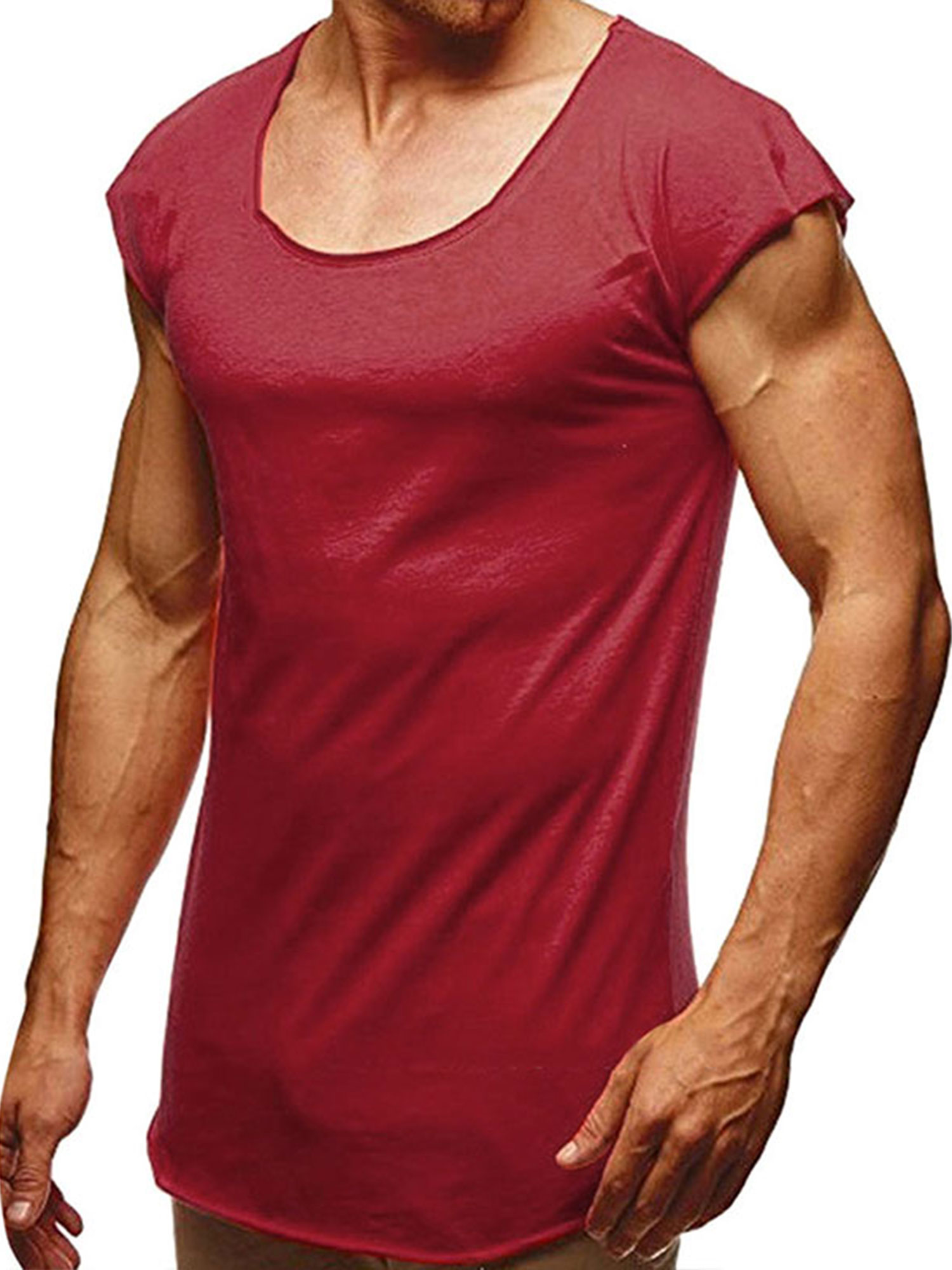 Mens Active Gym Muscle Bodybuilding Short Sleeve T-Shirt Workout Running Sweatshirts