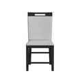 thumbnail image 3 of Pinnacle Counter Side Chair with Light Grey Fabric in Charcoal (2 Per Carton), 3 of 8