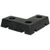 Manufacturer Varies Dock Bumper,18 x 4 x 18 In,Rubber L-1818-4