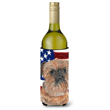 

Brussels Griffon USA American Flag Wine Bottle Beverage Insulator Beverage Insulator Hugger