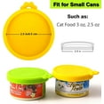thumbnail image 2 of Comtim Small Cat Food Can Lids with Cat Food Spoon Set, Silicone Cat Food Can Covers Lids for 3 oz Cans, Cat Can Opener Spatula Cat Spoon for Wet Food, 2 of 6
