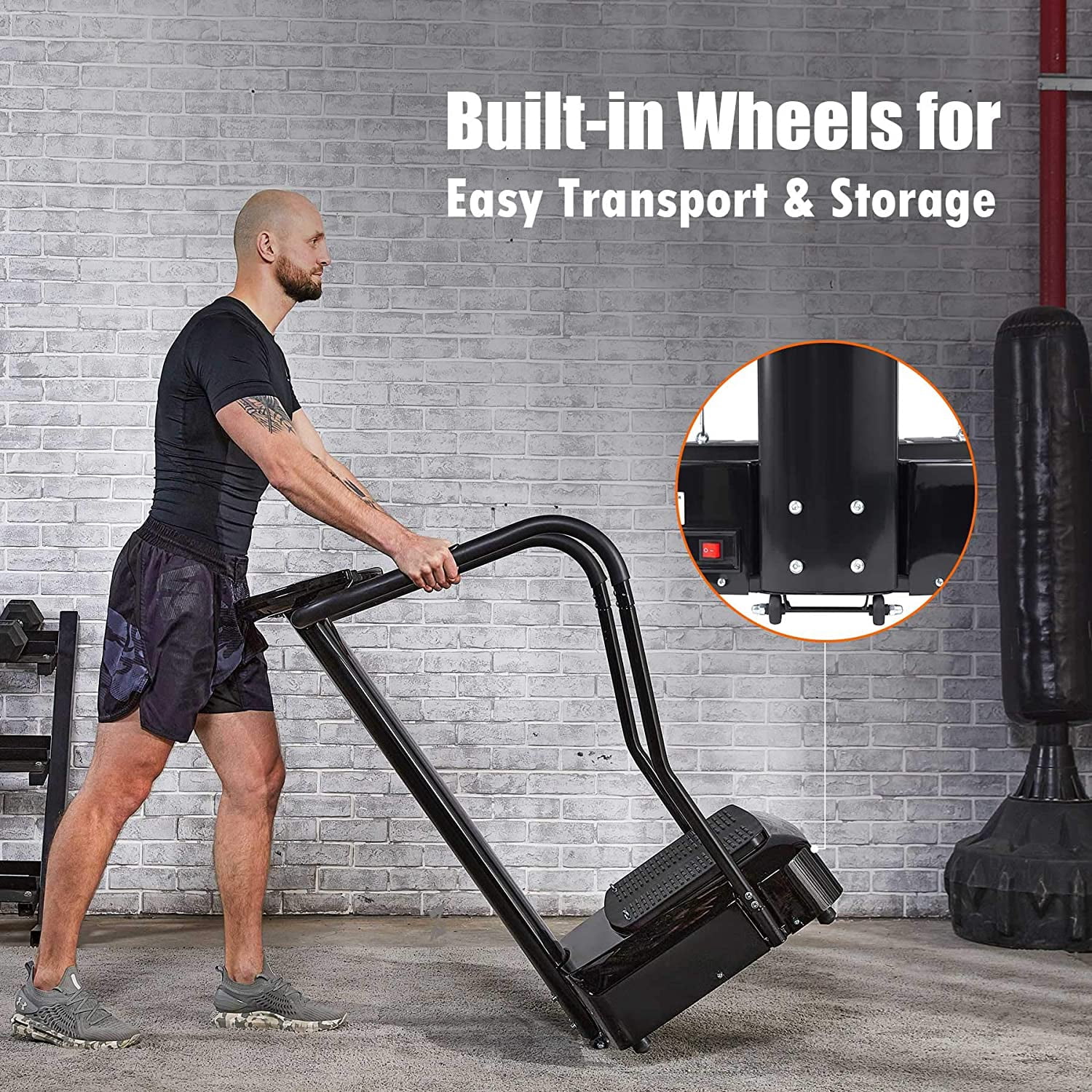 2000W Whole Body Vibration Platform Exercise Machine, 180 Speed Levels Vibration Plate with MP3 Player