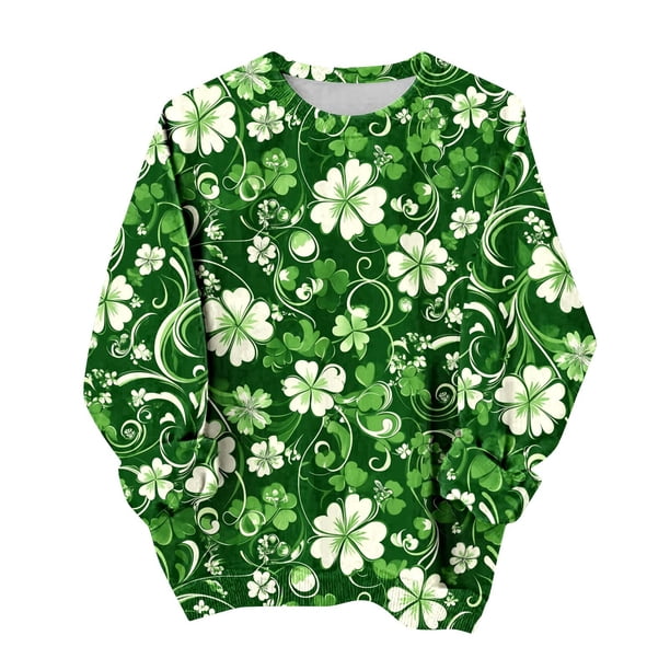 Camisetas de Halloween para las Mujeres Impreso Suelto Cuello Redondo Manga Larga Suéter, Camisetas de Otoño para las Mujeres Vacaciones Acogedoras