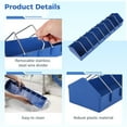 thumbnail image 3 of 4Pcs Large Pigeon Feeders, 8-Slot Bird Dispensers, Poultry Feeding Dishes with with Removable Steel Wires, Thick Food Dispenser Containers for Feeding Parrots, Chickens, Ducks, 3 of 5