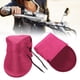 thumbnail image 5 of 2x Guantes de verano para manillar de motocicleta, protección de tela Oxford Rosa roja, 5 of 7