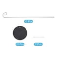 thumbnail image 3 of Unique Bargains Slate Round Shape Plant Labels with Stainless Steel Hanging Rod Pen 10 Pack, 3 of 5