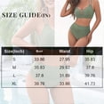 thumbnail image 3 of Tankini Swimsuits for Women Tummy Control Two Piece Bathing Suits Slimming Sporty Swimwear Black L, 3 of 6