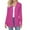 Hot Pink, variant on Women's Long Sleeve Thin Shawl Jacket – Solid V-Neck Open Front Duster Cardigan with Pockets (One Size) Hot Pink A