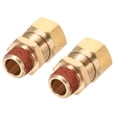 thumbnail image 1 of Conector de tubo de compresión Uxcell acoplador recto 5/8" x 3/8NPT, 1 of 5