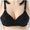 Black, variant on Tbopshirt Bras for Women,Woman's Fashion Plus Size Wire Free Comfortable Push Up Hollow Out Bra Underwear