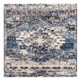 thumbnail image 3 of Unique Loom Tucson Collection Area Rug - Tubac (4' Square Blue/Black), 3 of 6