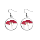 thumbnail image 1 of La línea de patrón de venenosas Swamm realista Pendientes pendientes de plata colgantes joyas señora Unbranded M, 1 of 3