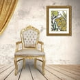 thumbnail image 3 of Vess, June Erica 15x18 Gold Ornate Wood Framed with Double Matting Museum Art Print Titled - Naive Foliage III, 3 of 4