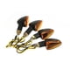 thumbnail image 3 of Lot de 4 ampoules de clignotant avant et arrière pour moto 12 V, 3 of 4