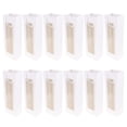 thumbnail image 1 of EeaseCA 12 Pcs Sac à Vin Rouge Simple Sac Cadeau Sac Fourre-Tout en Papier Kraft Sac de Rangement Portable Sac de Transport de Vin Transparent (Blanc), 1 of 8